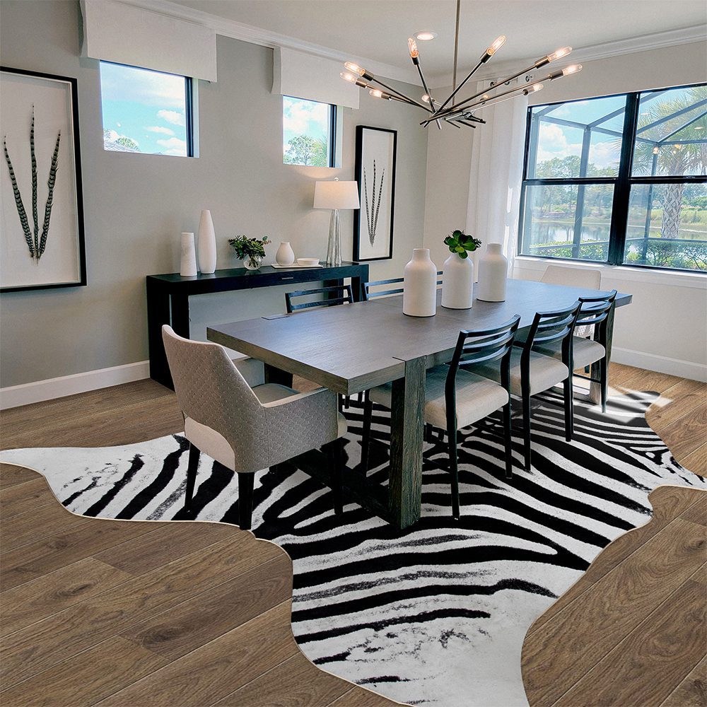 choose faux cowhide rug tips