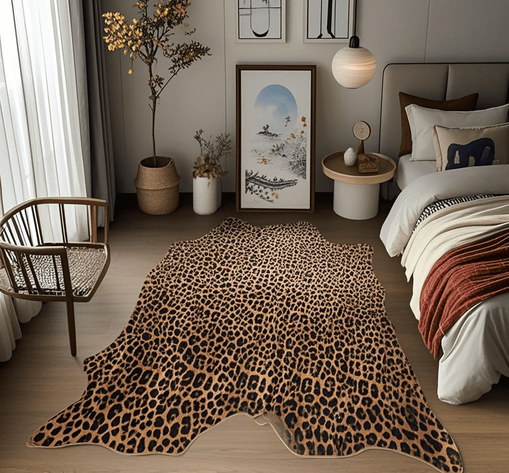 Leopard Print Rug