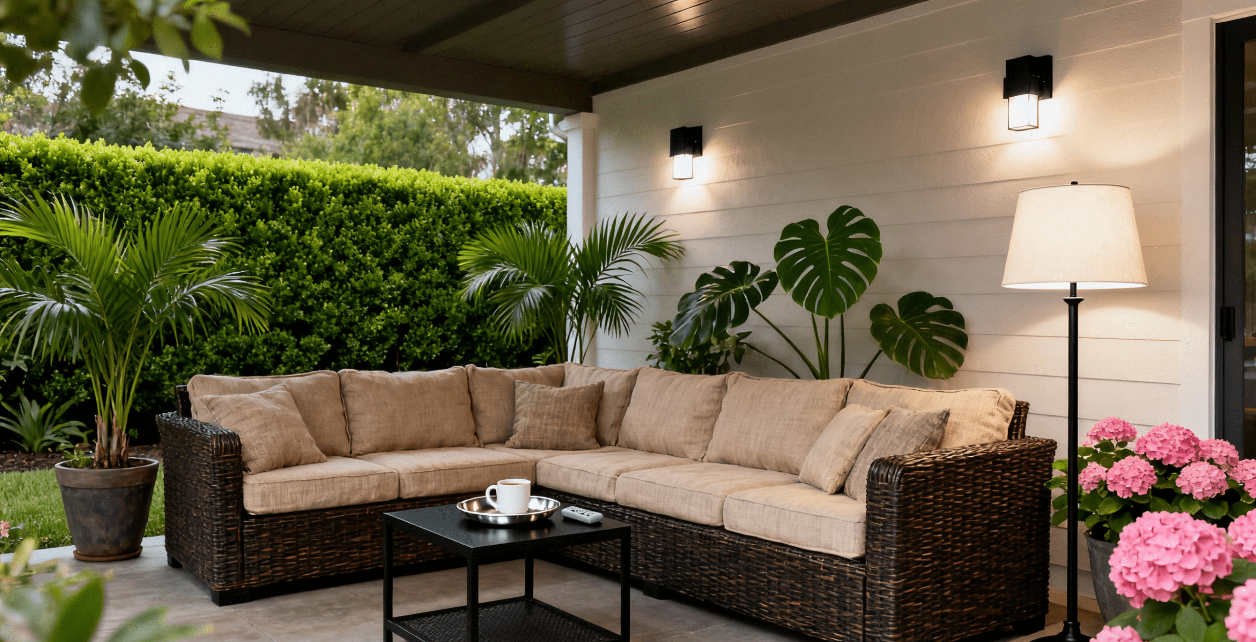 Outdoor Living Boom design featuring weather-resistant furniture