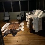 Brown And White Cowhide Rug With Non-Slip Backing Cowhide Animal Print Carpet Cowhide Rugs for Living Room, Bedroom, Dining Room Or Office photo review